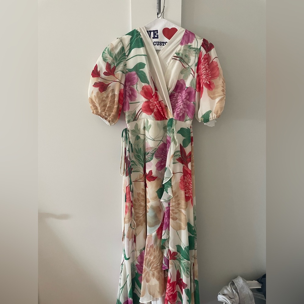 Madison Tara lightly worn floral gown